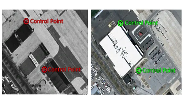 نقاط کنترل در ژئورفرنس کردن تصاویر