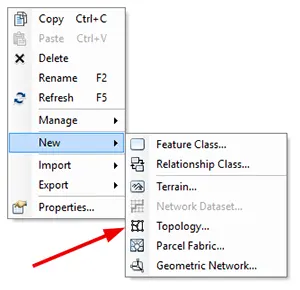 ایجاد یک Topology Dataset